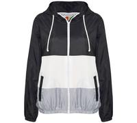 Giubbotti Impermeabili Con Cappuccio Per Bambini Con Pannello A Contrasto Nero