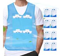 Giubbotti Refrigeranti,Gilet Freddo Portatile Unisex per Adulti per Allenamento | Accessorio Indossabile Freddo Per Lavoratori Sport Viaggio Giornate All Aperto