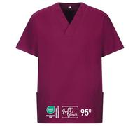 Giubbotto a Cascata sconosciuto per la Medicina e la Cura di Indumenti OP. Colori: XS-5XL Bordeaux XXXL