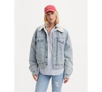 Levi's 90s Sherpa Trucker Giacca di Jeans, Morning Sunlight, M Donna