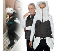 Giubbotto Anticaduta Intelligente Con Airbag Giacca Con Airbag Indossabile Per Anziani Dotata Di App Per Visualizzare I Dati Di Allenamento Riutilizzabile In Caso Di Problemi Di Salute,Black(Mr)-S