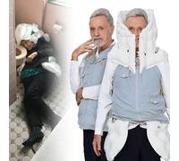 Giubbotto Anticaduta Intelligente Con Airbag Giacca Con Airbag Indossabile Per Anziani Dotata Di App Per Visualizzare I Dati Di Allenamento Riutilizzabile In Caso Di Problemi Di Salute,Blue(Mr)-XXL