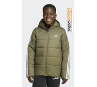 GIUBBOTTO BAMBINO/BAMBINA ADIDAS ESSENTIALS 3-STRIPES - JL7405 - col. verde