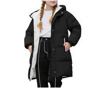 Giubbotto Bambino Invernale Zip con Cappuccio Caldo Giubbotto Antivento Inverno Bambini Moda Giacca Imbottito in Cotone Piumino 100 Grammi Casual Cappotto Impermeabile Autunno in Pile per 2-11 Anni