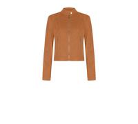 Giubbotto Biker Corto E Sfiancato In Simil Camoscio Rinascimento Collezione Prim