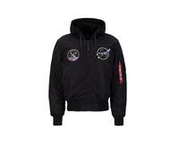 Alpha Industries MA-1 VF Hood Dark Side Giacche Bomber Taglia XL - Nero