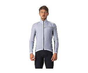 Giubbotto Castelli Squadra Stretch Windbreaker Grigio Argento, Taglia XL