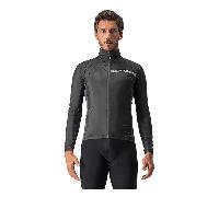 Giubbotto Castelli Squadra Stretch Windbreaker Nero Chiaro, Taglia S