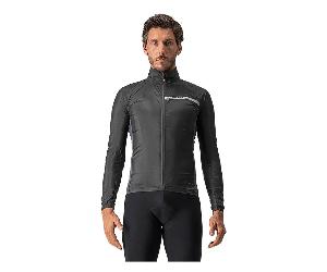 Giubbotto Castelli Squadra Stretch Windbreaker Nero Chiaro, Taglia XL