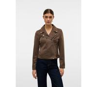 VERO MODA VMJOSE SHORT FAUX SUEDE JACKET GA NOOS Marrone Cioccolato S