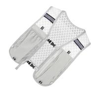 Giubbotto da corsa idratante sportivo, cambio toracico regolabile | scomparto sicuro per bolle multitasca, per trail, running, ciclismo e campeggio, grigio, Siehe Beschreibung