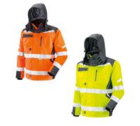 Giubbotto da lavoro alta visibilità Neri Cisa 3 in 1