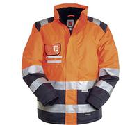 Giubbotto Da Lavoro Giacca Alta Visibilità Con Cappuccio e Tasche Payper Hispeed, Colore: Arancio Fluo, Taglia: XL