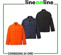 Portwest BIZ2 Giacca Da Lavoro Resistente Alle Fiamme Bizweld FR Per Uomo Arancione, L