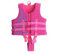 Giubbotto da Nuoto per Bambini Piccoli Giubbotto di Flottazione per Bambini per Ragazzi Ragazze Piscina Spiaggia Lezione di Nuoto Giochi in Acqua Regolabile Sicurezza(Hot Pink,7-10Years)