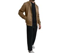 Giubbotto da uomo giubbino leggero giacca camoscio primaverile scamosciata L XL