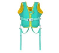 Giubbotto di Nuoto in Neoprene per Bambine 1-6 Anni Giubbotto di Galleggiamento Regolabile per Piscina Spiaggia Giochi in Acqua Apprendimento Nuoto(Mint Green,5-6Years)