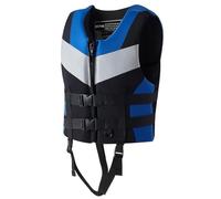 Giubbotto di salvataggio per adulti Aiuto al Galleggiamento Giubbotto Salvagente Donna Uomo Regolabile 48-110 kg per Giubbotti da Snorkeling, Sport Acquatici, Surf, Canottaggio, Pesca,Blu,M
