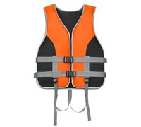 Giubbotto di Salvataggio per Adulti Regolabile ad alta Galleggiabilità 150N Ideale per Snorkeling Káyak Nuoto e Sport Acquatici(Orange,XXL)