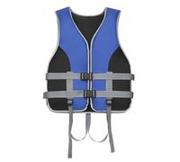 Giubbotto di Salvataggio per Adulti Regolabile ad alta Galleggiabilità 150N Ideale per Snorkeling Káyak Nuoto e Sport Acquatici(Blue,L)