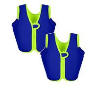 Giubbotto di Salvataggio per Bambini Giubbotto da Nuoto per Bambini da 1 a 12 Anni con Cintura di Sicurezza per Piscina Spiaggia Lezioni di Nuoto(03-2pcs Dark Blue,6-9 Years)