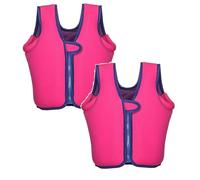 Giubbotto di Salvataggio per Bambini Giubbotto da Nuoto per Bambini da 1 a 12 Anni con Cintura di Sicurezza per Piscina Spiaggia Lezioni di Nuoto(03-2pcs Pink1,4-6Years)