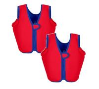 Giubbotto di Salvataggio per Bambini Giubbotto da Nuoto per Bambini da 1 a 12 Anni con Cintura di Sicurezza per Piscina Spiaggia Lezioni di Nuoto(03-2pcs Red,9-12Years)