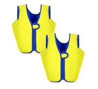 Giubbotto di Salvataggio per Bambini Giubbotto da Nuoto per Bambini da 1 a 12 Anni con Cintura di Sicurezza per Piscina Spiaggia Lezioni di Nuoto(03-2pcs Yellow,4-6Years)