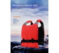 Giubbotto di salvataggio unisex ad alta galleggiabilità >50N, colore rosso, adatto per nuoto, canoa, pesca dalla banchina, pesca a mosca, rafting, confortevole, giubbotto di salvataggio unisex, automo