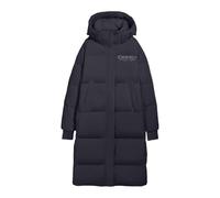 Giubbotto Donna Autunnale Le Camelie Invernali Piumino Lungo da Donna con Collo Alto Cerniera Ampio con Laterali Giacca Invernale Giubbino Invernale Black S