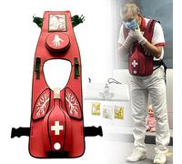 Giubbotto for addestramento al primo soccorso delle vie aeree for adulti, anti-soffocamento, accessorio didattico for infermieri e studenti, for il, con schiaffo sulla schiena
