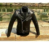 Giubbotto giacca pelle chiodo moto biker perfecto Guendj marlon brando rock
