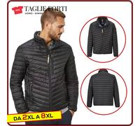 giubbotto giacchetto cento grammi nero taglie forti uomo, comode, taglie grandi