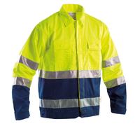 Giubbotto giaccone giacca uomo giubbino da lavoro alta visibilità fluorescente