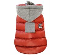 Giubbotto imbottito impermeabile con cappuccio trapuntato modello Ready per cani