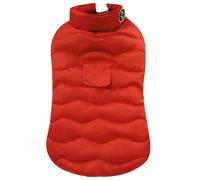 Giubbotto imbottito impermeabile con fodera interna in pile giallo fluo Eco Leav
