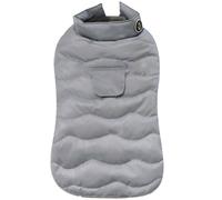 Giubbotto imbottito impermeabile con fodera interna in pile grigio Eco Leaves pe