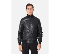 Giubbotto Invernale in Eco Pelle Invernale Chiodo Imbottito Giacca Biker Slim