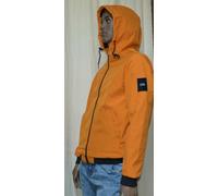 Giubbotto Jack Jones arancione , interno pile Leggero,water repellent cappuccio