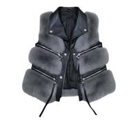 Giubbotto Jeans Pelliccia Donna Primaverile Impermeabile Trapuntato Smanicata Sfiancato Incrociato Over Modelli Trecce Misto Sconto Grigi Alto Ciniglia Floreale Sciallato Quilted Tecnici Modello