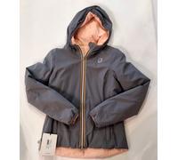 giubbotto K-Way donna lily warm double Grey Md Steel - Pink Intense