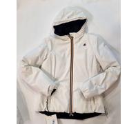 giubbotto K-Way donna lily warm double white - black