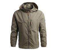 Giubbotto Leggero Uomo Elegante,Giacca Militare Giacca Leggera Antivento Mezze Stagioni Giubbino Casual Jacket da Mezza Stagione Softshell Bomber Arrampicata Abbigliamento Trekking