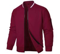 Giubbotto Leggero Uomo Elegante,Giacche Taglie Forti Giacca Primaverile Casual Jacket Pratica da Mezza Stagione a Baseball Y2k Hiphop Versatili per Look