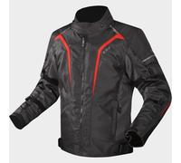 Giubbotto moto Touring Impermeabile SEPANG LS2 Nero,rosso
