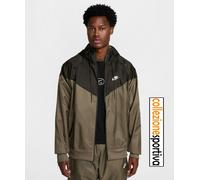 GIUBBOTTO NIKE WOVEN LND WINDRUNNER HOODIE JACKET DA0001-222 - col. oliva/nero