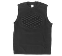 Giubbotto per camicia da compressione giovanile anti -collisione protezione del toracball protezione per la protezione per le costole del torace imbottita per il basket di calcio (YL)