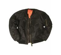 GIUBBOTTO PILOTA BOMBER MA-1 BY MIL-TEC DI COLORE NERO