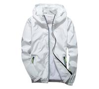 Giubbotto Primaverile Uomo- Bomber Uomo Cotone, Giubbotto Casual Leggero Giacche Bicolore a Contrasto Giubbotto Estive Sportivo Giacca Primaverile Uomo Elegante Outdoor Quotidiana Stile Casual