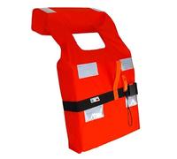 Giubbotto salvataggio 150N certificato - Giubbotto Cintura Salvagente Regolabile - Talglia L, Colore Arancio con Rinfrangenti- Galleggiante Nuoto Aiuto Per salvataggio